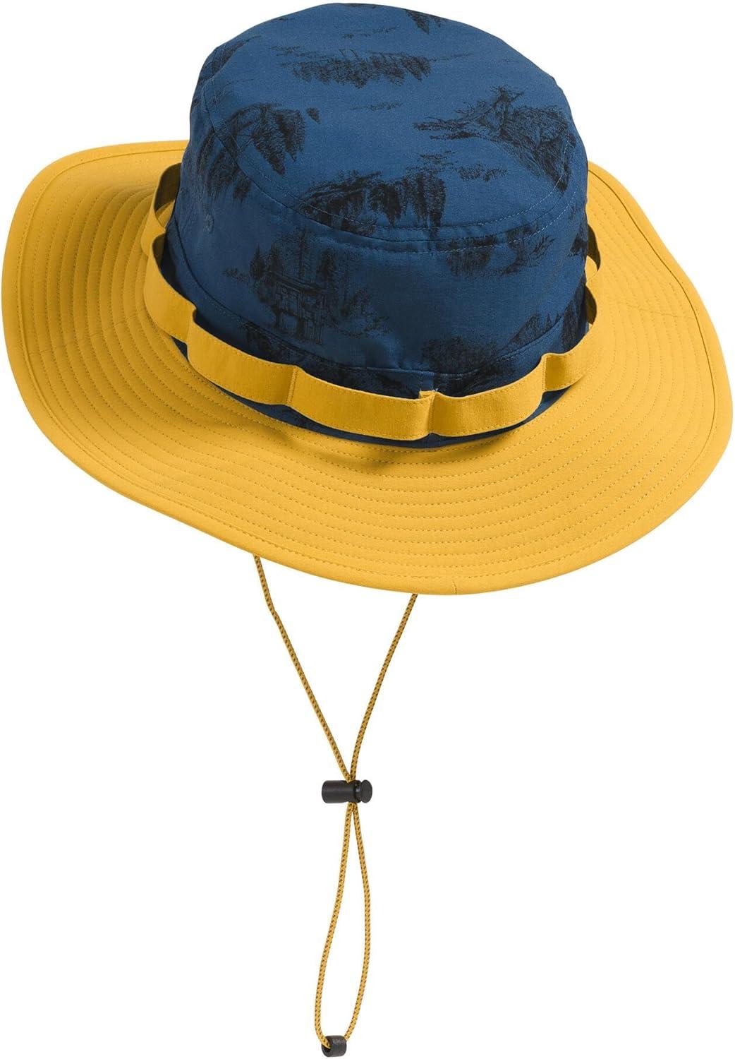 imageClass V Brimmer Hat TNF BlackShady Blue Yosemite Toile PrintTurmeric