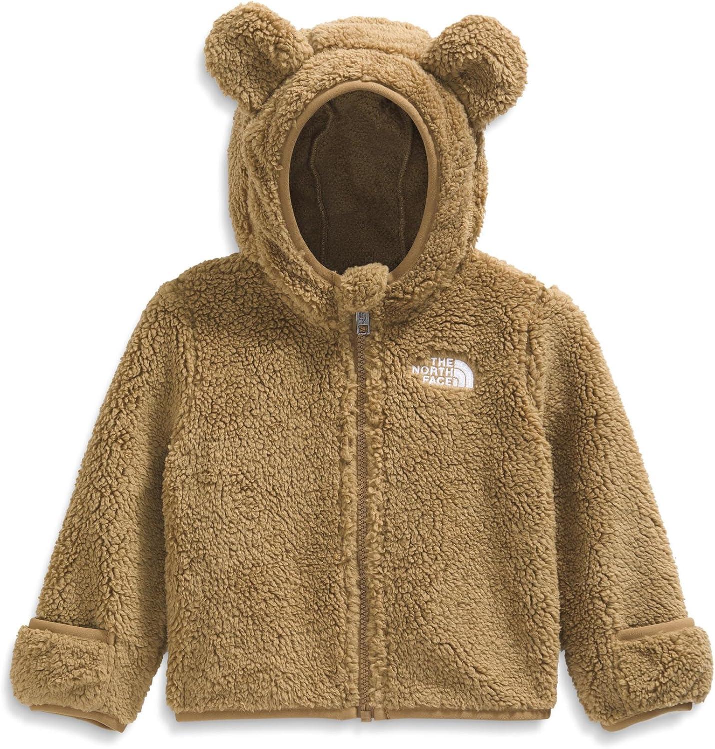 imageTHE NORTH FACE Baby Campshire Full Zip Hoodie Cozy Fleece Winter Jacket for Toddlers With Mittens ampamp Attached Bear Ear HoodTeddy Brown