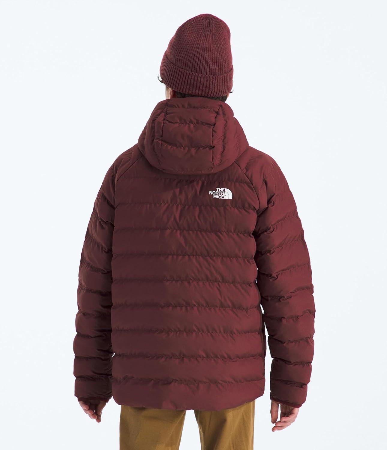 imageTHE NORTH FACE Boys Reversible Perrito Hooded Jacket Waterproof Winter Puffer Coat Lightweight Outerwear for TravelSumac