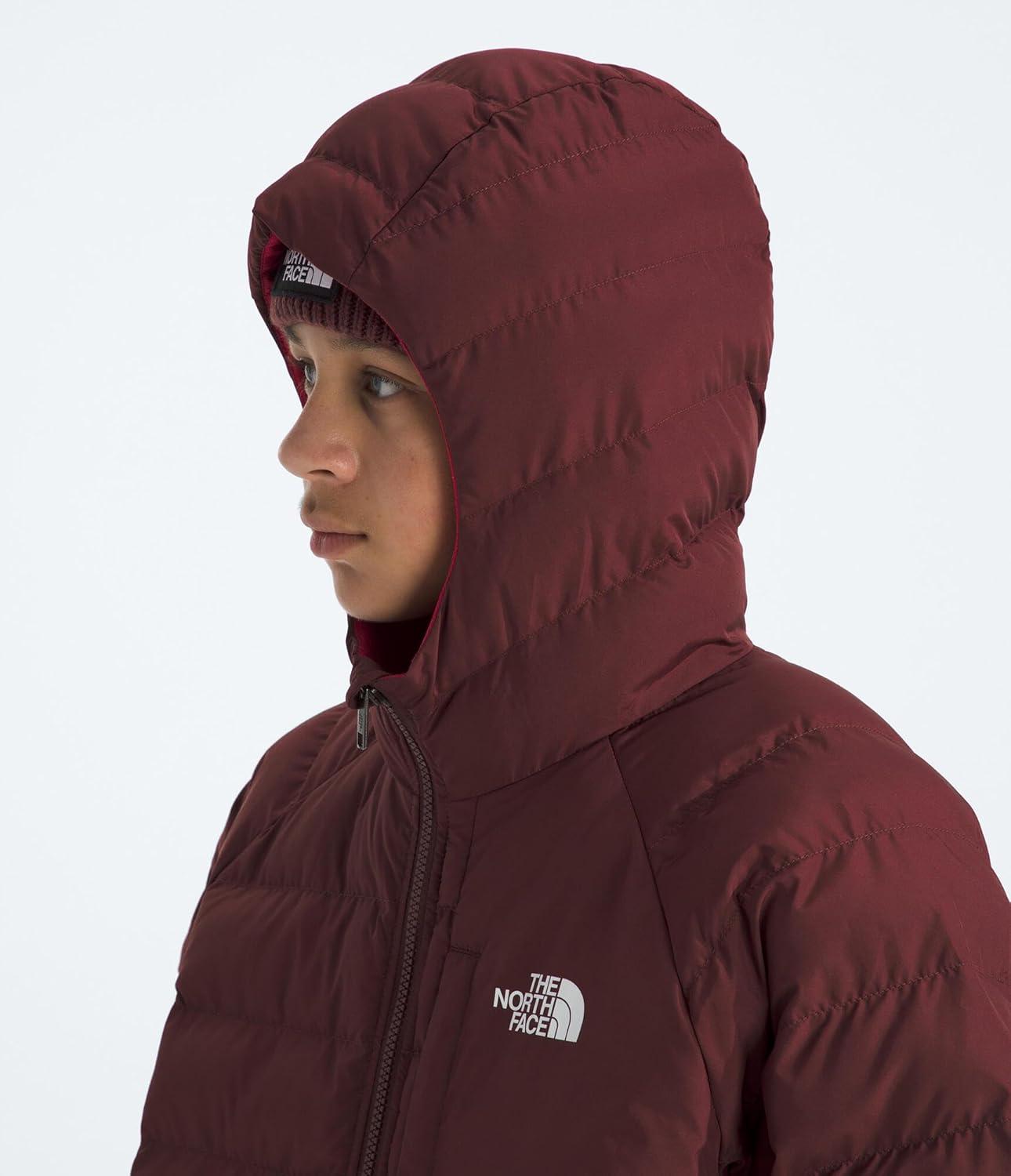 imageTHE NORTH FACE Boys Reversible Perrito Hooded Jacket Waterproof Winter Puffer Coat Lightweight Outerwear for TravelSumac