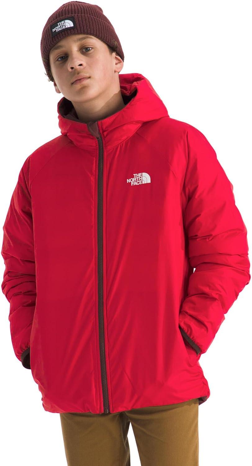 imageTHE NORTH FACE Boys Reversible Perrito Hooded Jacket Waterproof Winter Puffer Coat Lightweight Outerwear for TravelSumac