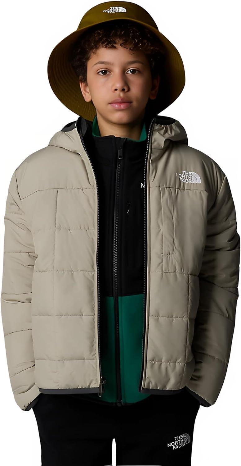 imageTHE NORTH FACE Boys Reversible Shasta Full Zip Hooded JacketClay Grey