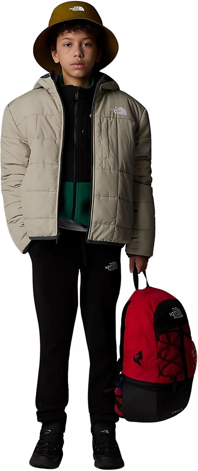 imageTHE NORTH FACE Boys Reversible Shasta Full Zip Hooded JacketClay Grey