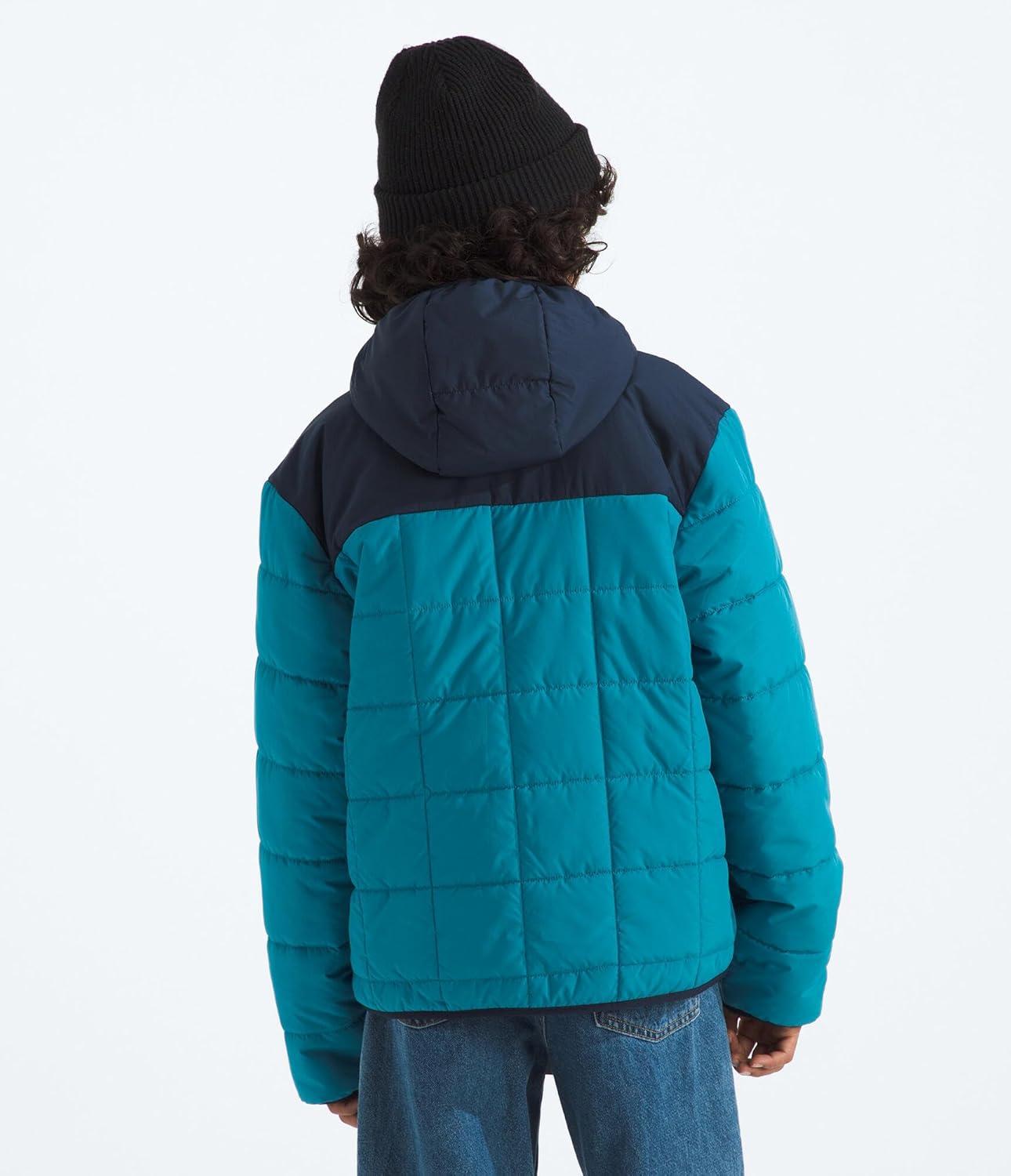 imageTHE NORTH FACE Boys Reversible Shasta Full Zip Hooded JacketDusk BlueSummit Navy