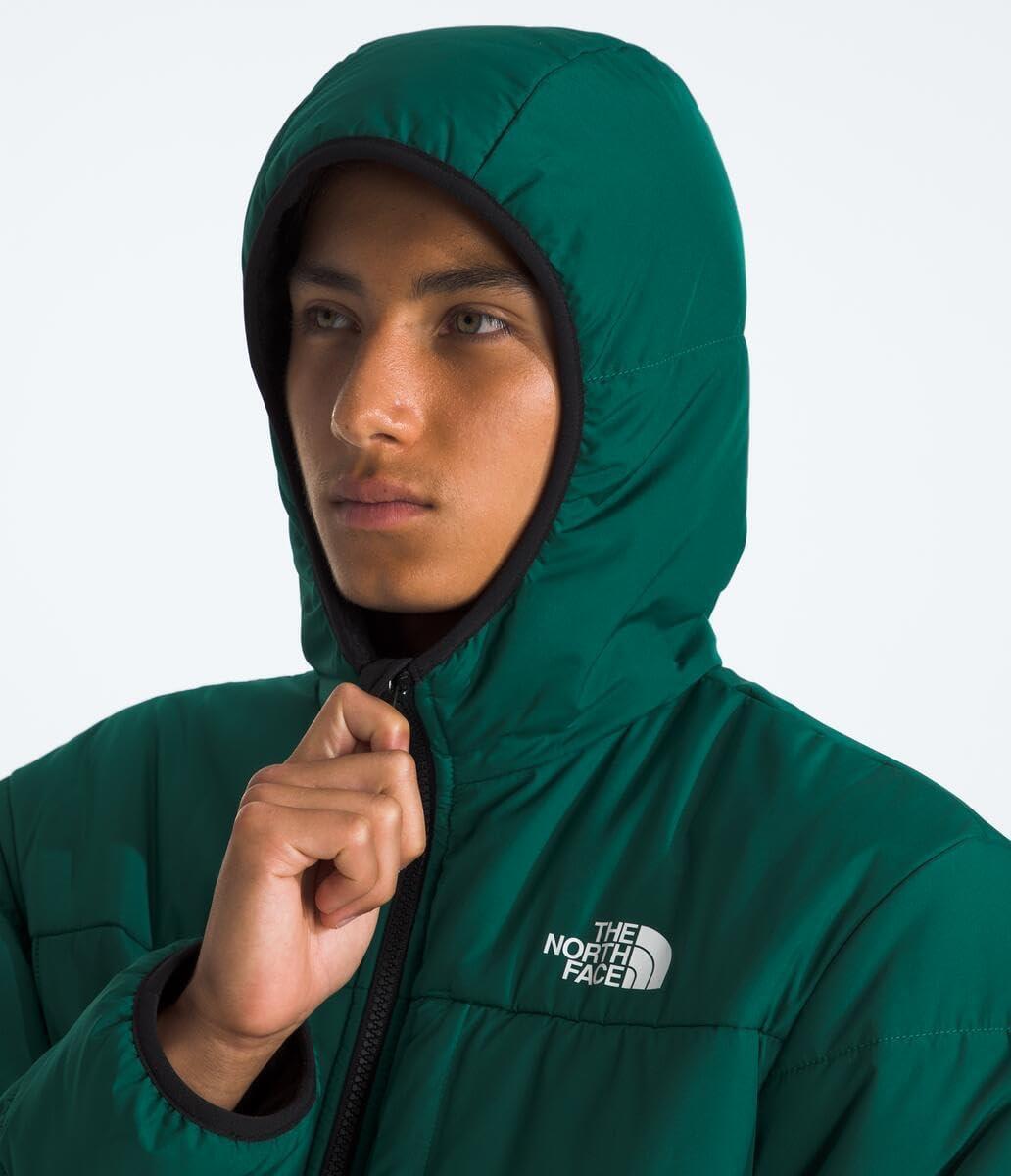imageTHE NORTH FACE Boys Reversible Shasta Full Zip Hooded JacketEvergreen
