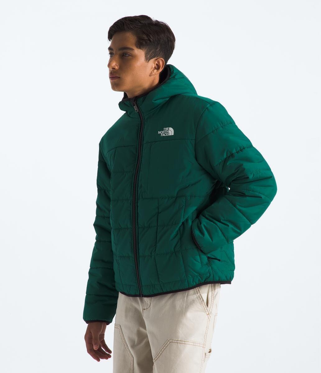 imageTHE NORTH FACE Boys Reversible Shasta Full Zip Hooded JacketEvergreen