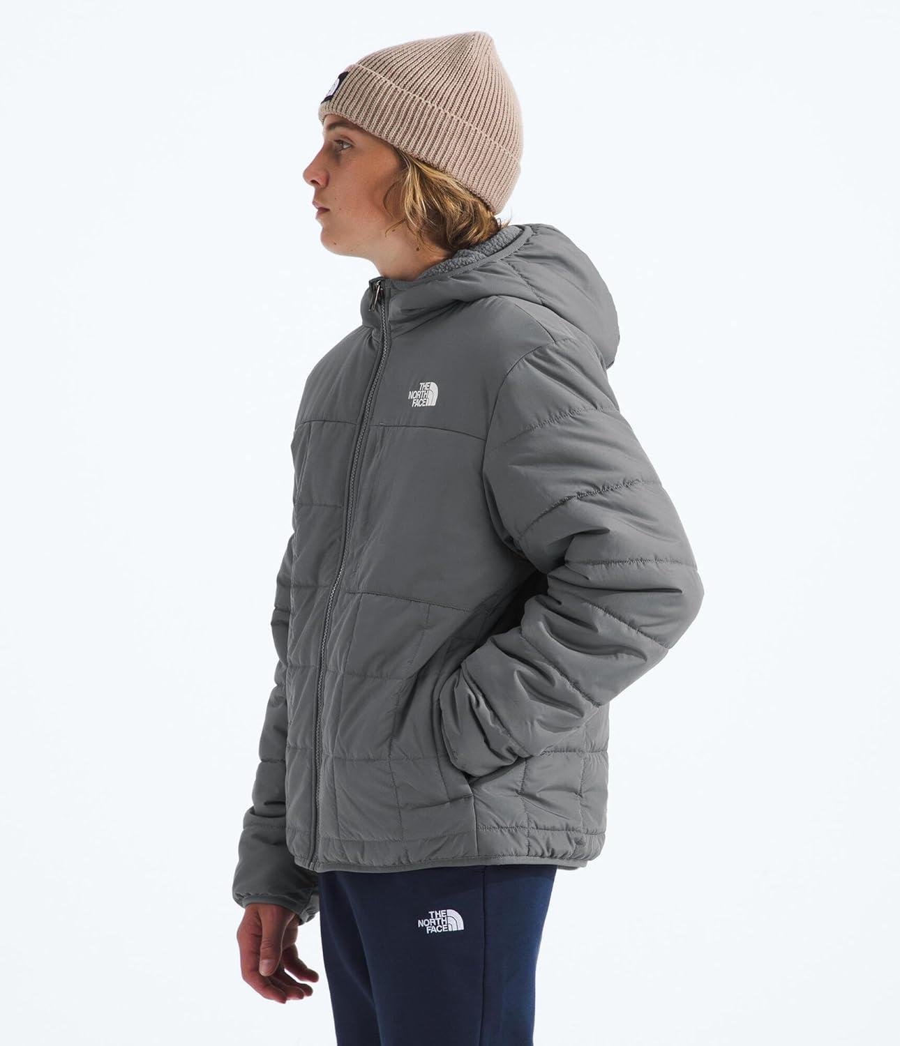 imageTHE NORTH FACE Boys Reversible Shasta Full Zip Hooded JacketSmoked Pearl