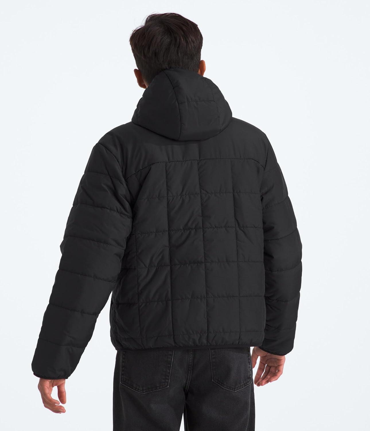 imageTHE NORTH FACE Boys Reversible Shasta Full Zip Hooded JacketTnf Black