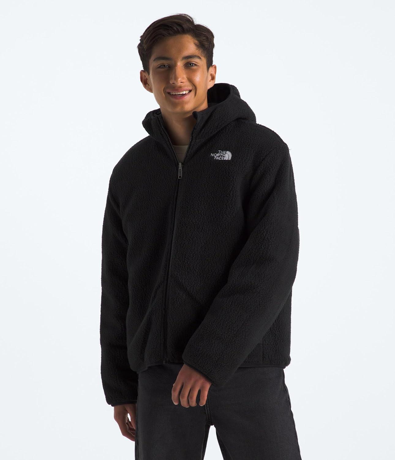 imageTHE NORTH FACE Boys Reversible Shasta Full Zip Hooded JacketTnf Black