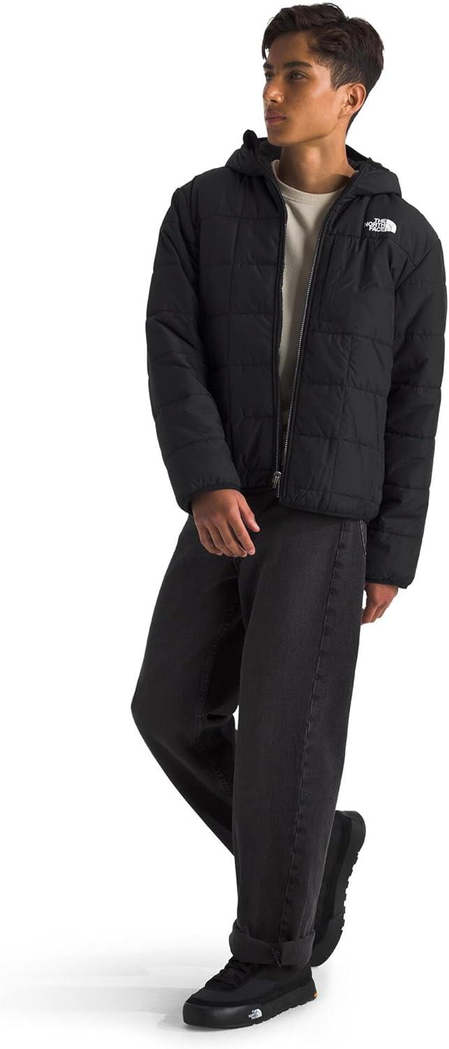 imageTHE NORTH FACE Boys Reversible Shasta Full Zip Hooded JacketTnf Black