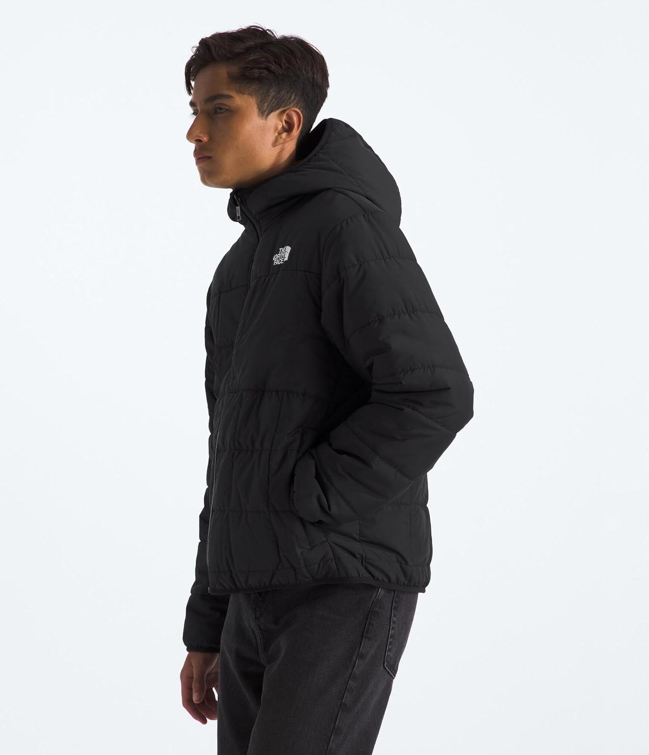 imageTHE NORTH FACE Boys Reversible Shasta Full Zip Hooded JacketTnf Black