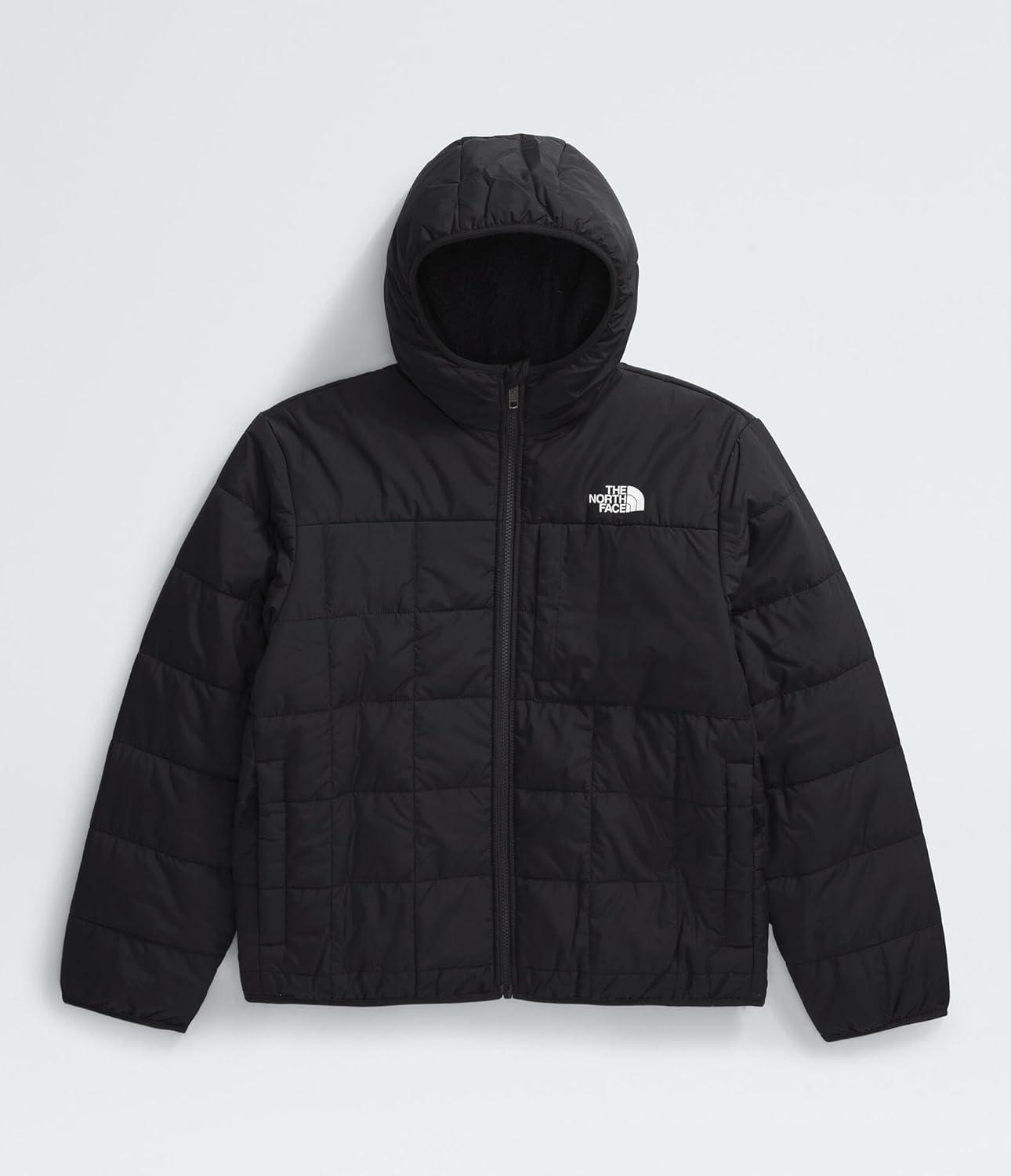 imageTHE NORTH FACE Boys Reversible Shasta Full Zip Hooded JacketTnf Black