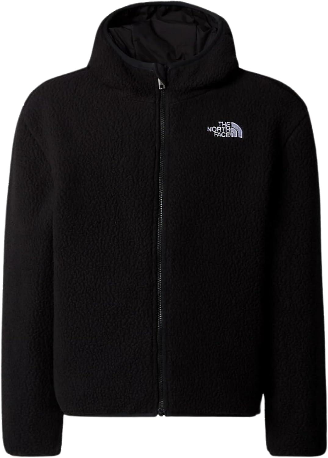 imageTHE NORTH FACE Boys Reversible Shasta Full Zip Hooded JacketTnf Black Vector Field Print