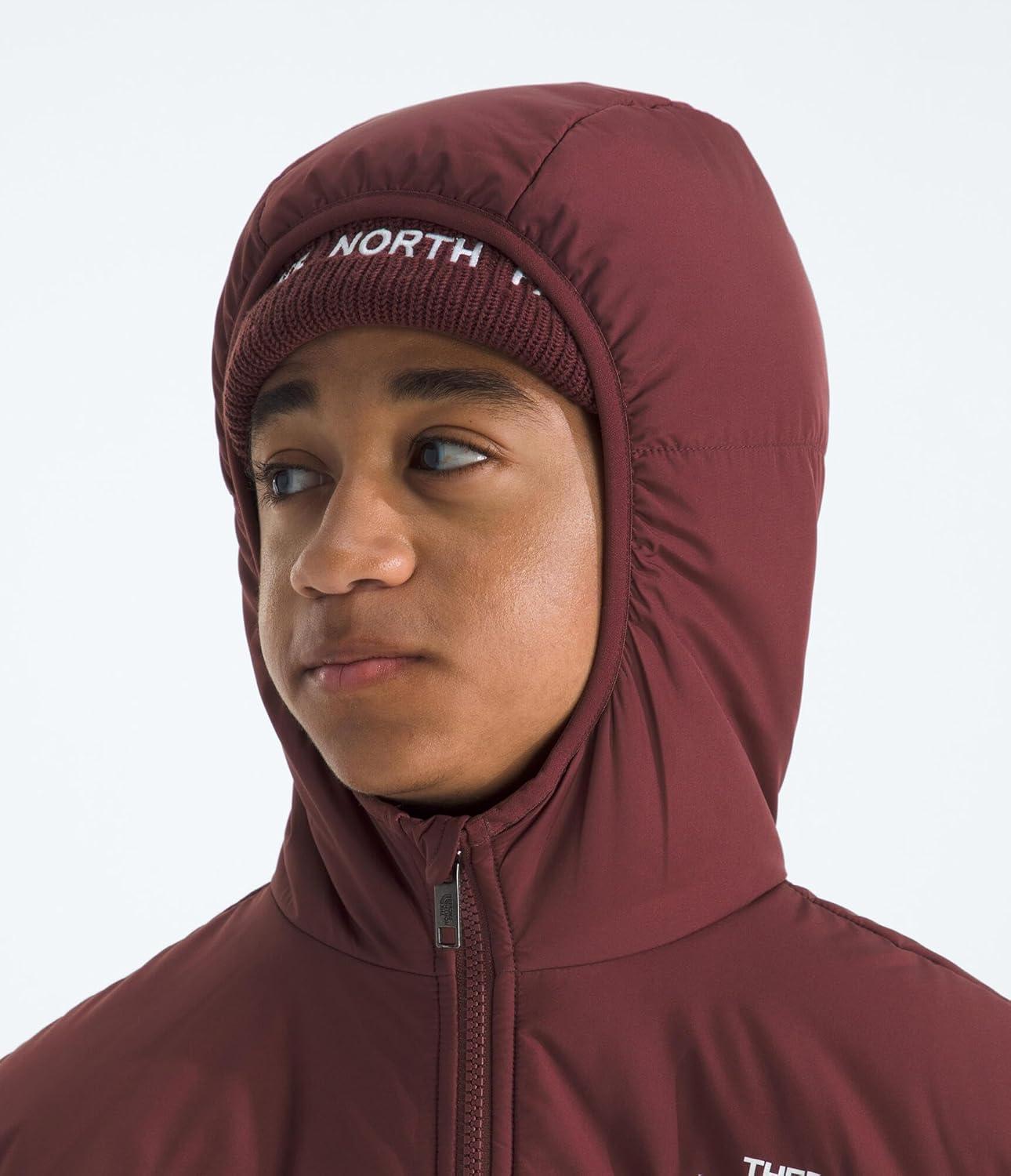 imageTHE NORTH FACE Boys Reversible Shasta Full Zip Hooded JacketTnf RedSumac