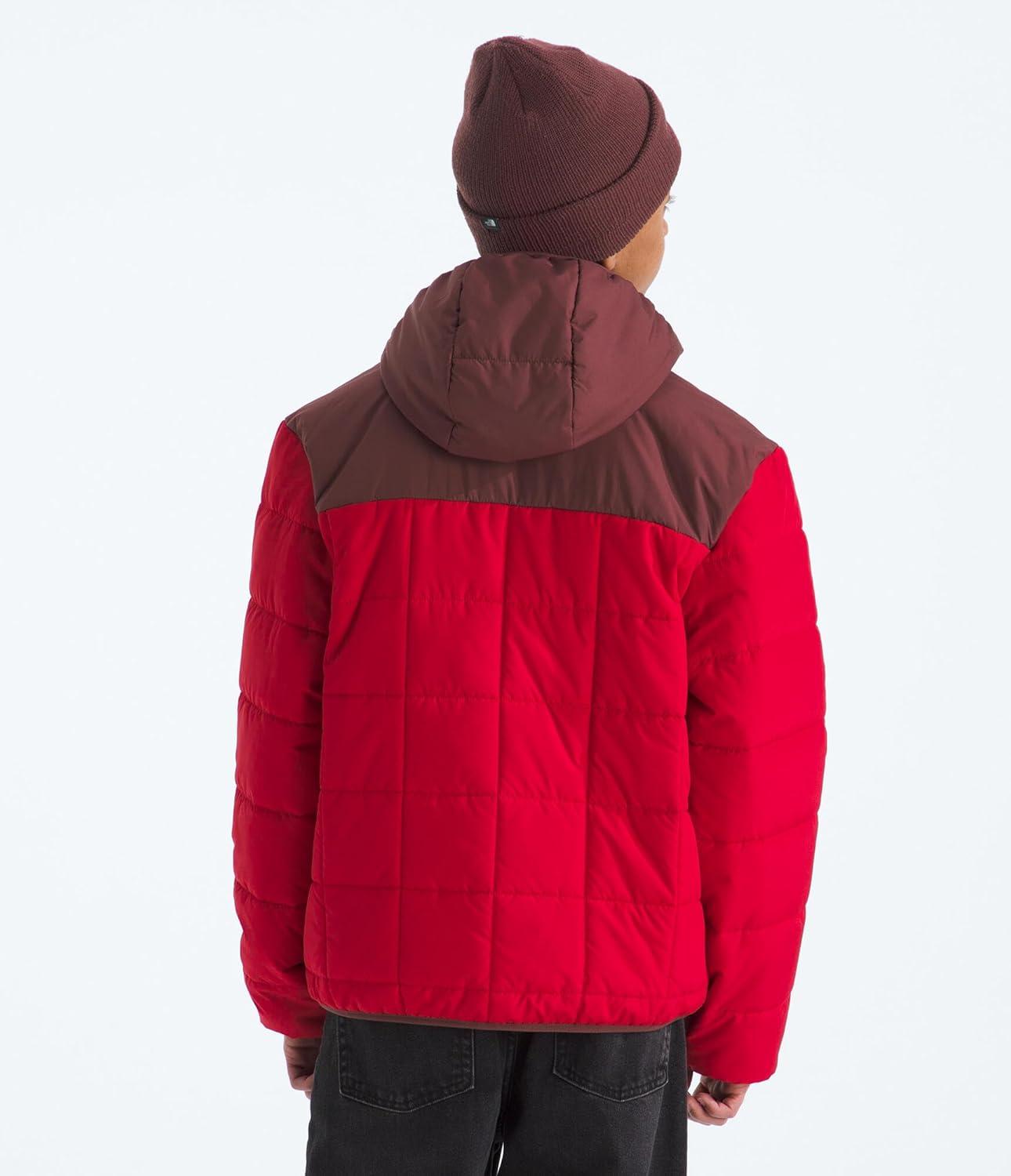 imageTHE NORTH FACE Boys Reversible Shasta Full Zip Hooded JacketTnf RedSumac