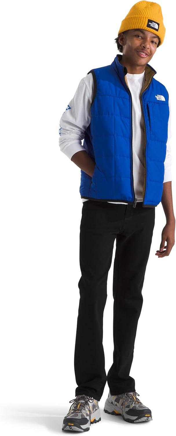 imageTHE NORTH FACE Boys Reversible Shasta Vest Midweight Puffer Vest With Synthetic Insulation Fleece Lining ampamp Water RepellentTnf Blue