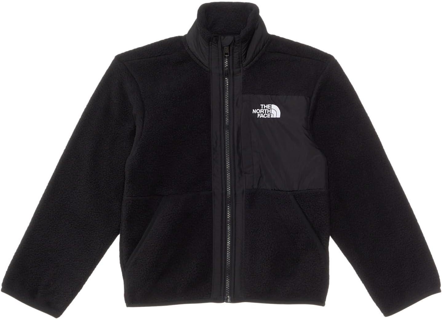 imageTHE NORTH FACE Boys Yumiori Full Zip Jacket Lightweight Fleece Coat Embroidered Logo ampamp Secure Zip ChestTnf Black