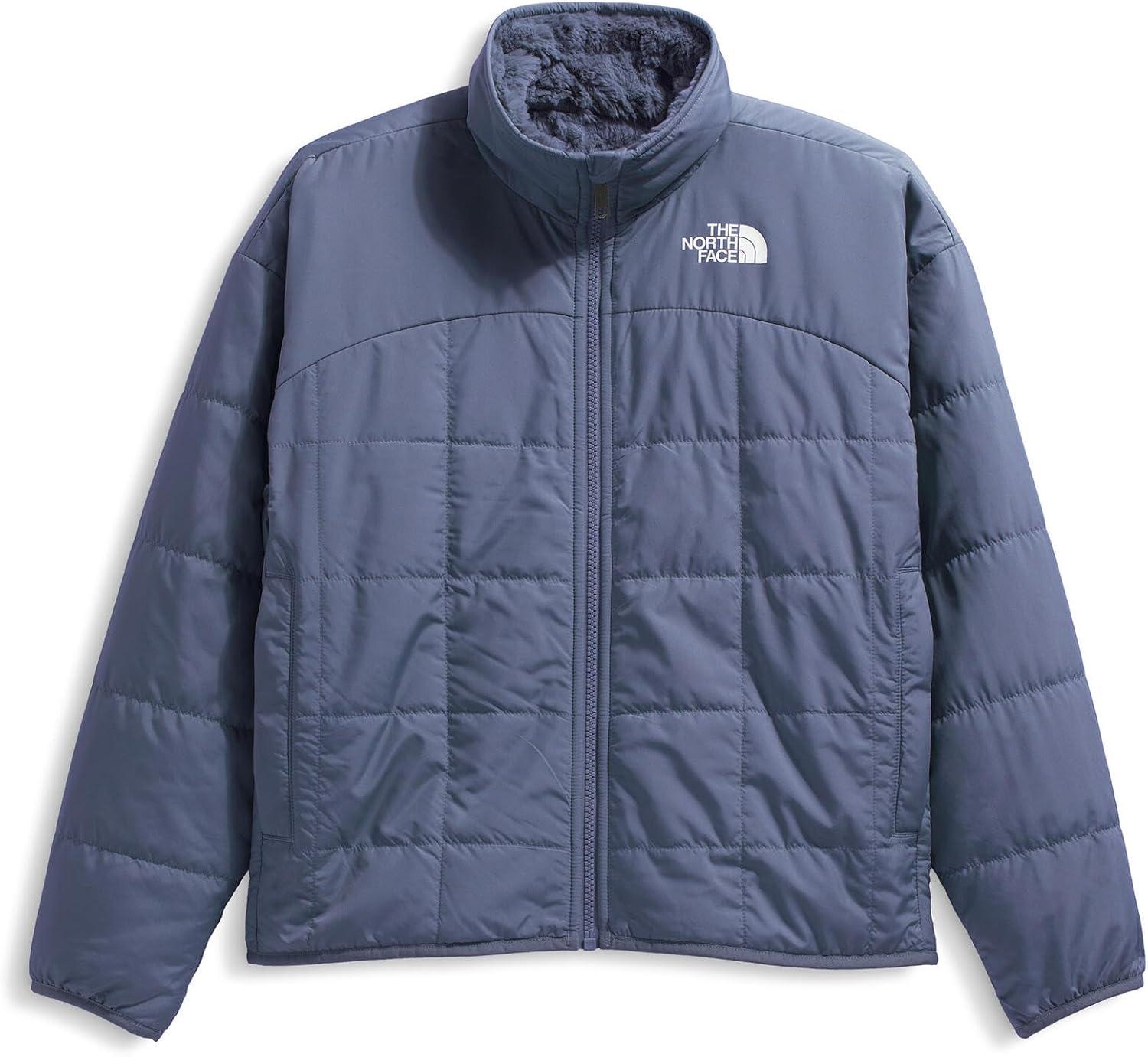 imageTHE NORTH FACE Girls Reversible Shasta Full Zip Jacket Puffer Coat With Synthetic Insulation Fleece Lined Water RepellentTwilight Galaxy