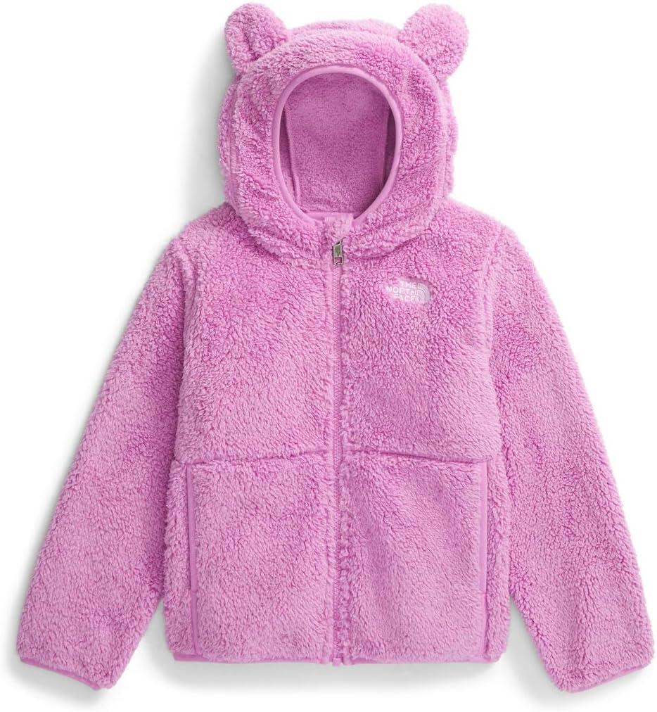 imageTHE NORTH FACE Kids Campshire Full Zip Hoodie Cozy Fleece Winter Jacket Open Hand Pockets ampamp Attached Hood With Bear EarsDragonfruit