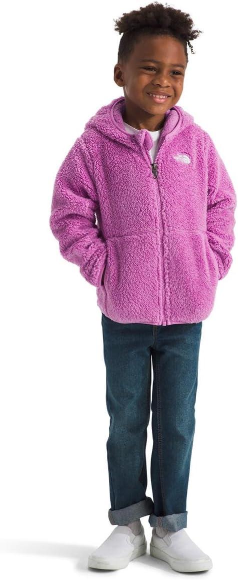 imageTHE NORTH FACE Kids Campshire Full Zip Hoodie Cozy Fleece Winter Jacket Open Hand Pockets ampamp Attached Hood With Bear EarsDragonfruit