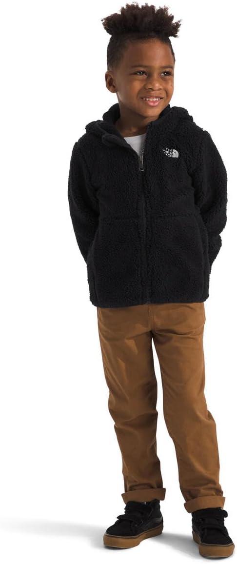 imageTHE NORTH FACE Kids Campshire Full Zip Hoodie Cozy Fleece Winter Jacket Open Hand Pockets ampamp Attached Hood With Bear EarsTnf Black