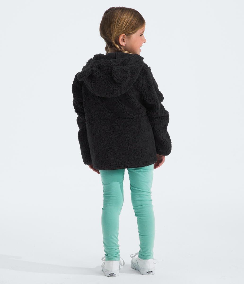 imageTHE NORTH FACE Kids Campshire Full Zip Hoodie Cozy Fleece Winter Jacket Open Hand Pockets ampamp Attached Hood With Bear EarsTnf Black