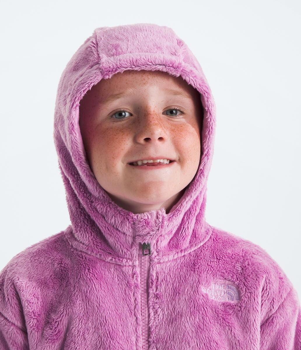 imageTHE NORTH FACE Kids Osito Full Zip Fleece Hoodie Recycled Polyester Fleece Jacket With Ribbed Cuffs ampamp HemDragonfruit