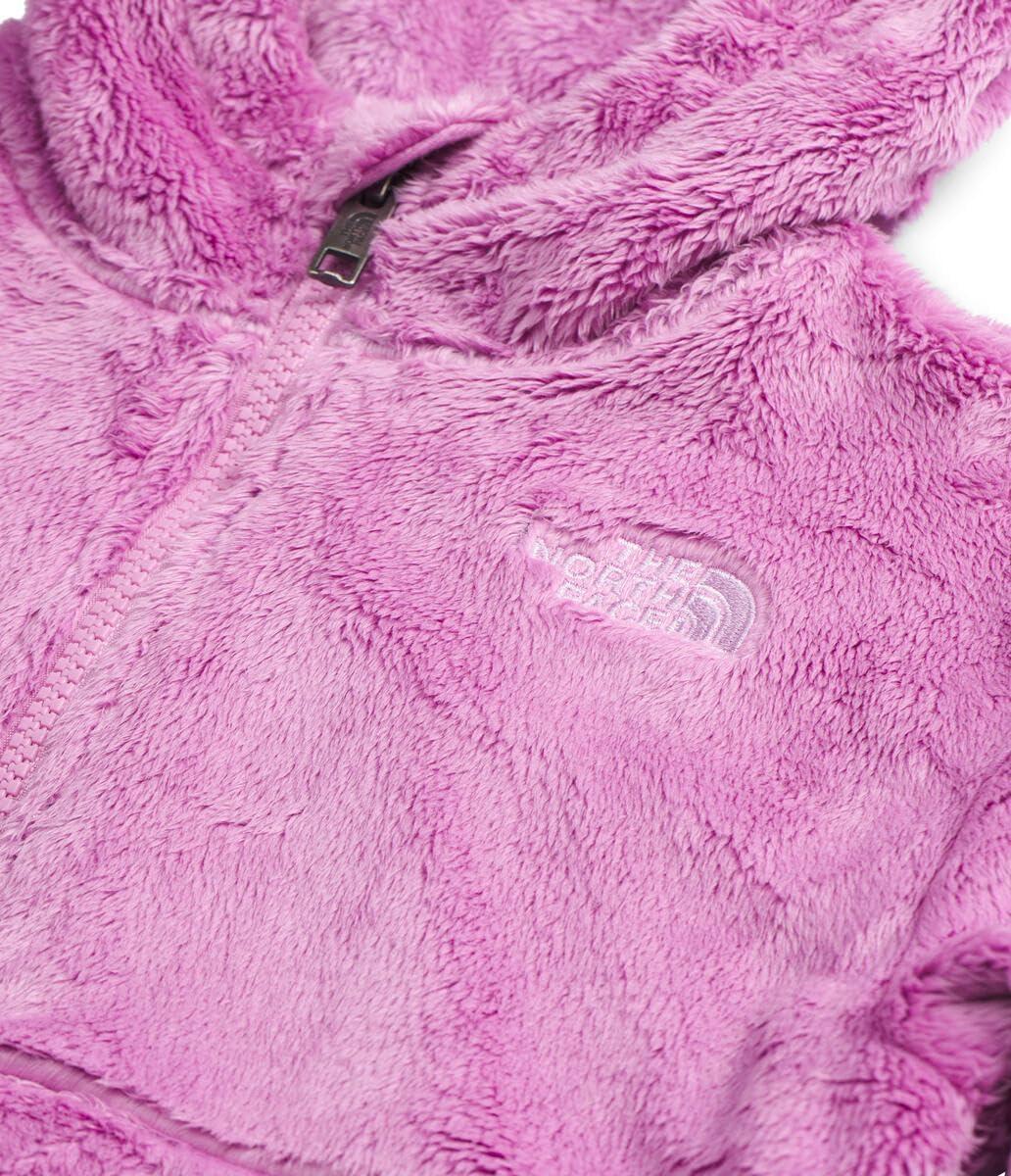 imageTHE NORTH FACE Kids Osito Full Zip Fleece Hoodie Recycled Polyester Fleece Jacket With Ribbed Cuffs ampamp HemDragonfruit