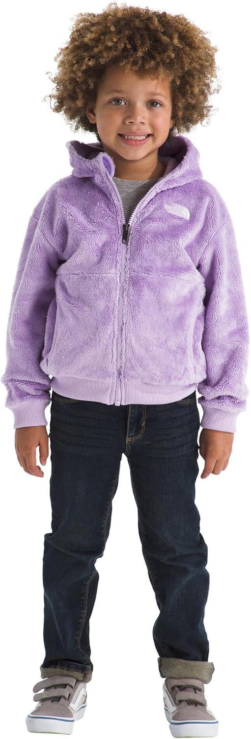 imageTHE NORTH FACE Kids Osito Full Zip Fleece Hoodie Recycled Polyester Fleece Jacket With Ribbed Cuffs ampamp HemLite Lilac