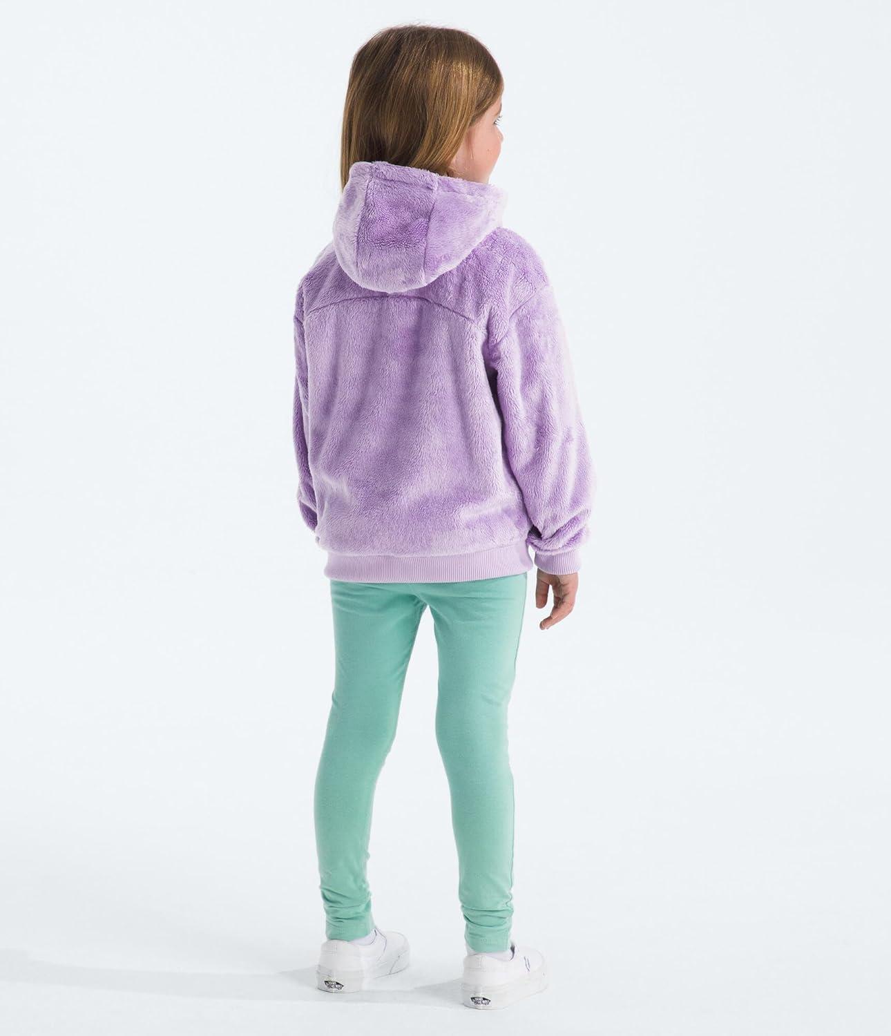 imageTHE NORTH FACE Kids Osito Full Zip Fleece Hoodie Recycled Polyester Fleece Jacket With Ribbed Cuffs ampamp HemLite Lilac