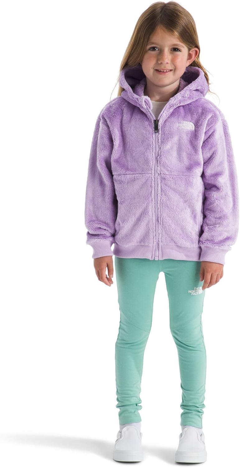 imageTHE NORTH FACE Kids Osito Full Zip Fleece Hoodie Recycled Polyester Fleece Jacket With Ribbed Cuffs ampamp HemLite Lilac