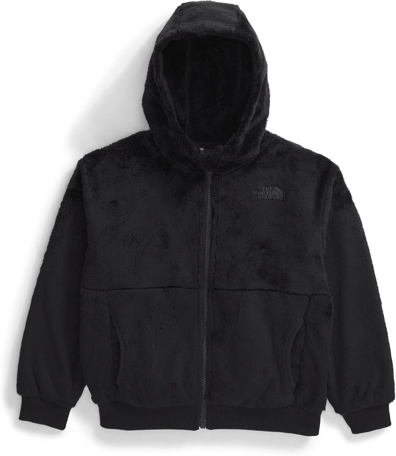 imageTHE NORTH FACE Kids Osito Full Zip Fleece Hoodie Recycled Polyester Fleece Jacket With Ribbed Cuffs ampamp HemTnf Black