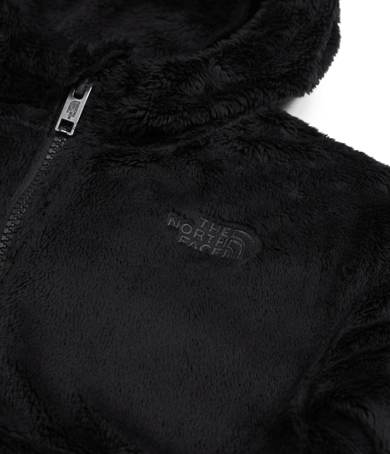 imageTHE NORTH FACE Kids Osito Full Zip Fleece Hoodie Recycled Polyester Fleece Jacket With Ribbed Cuffs ampamp HemTnf Black