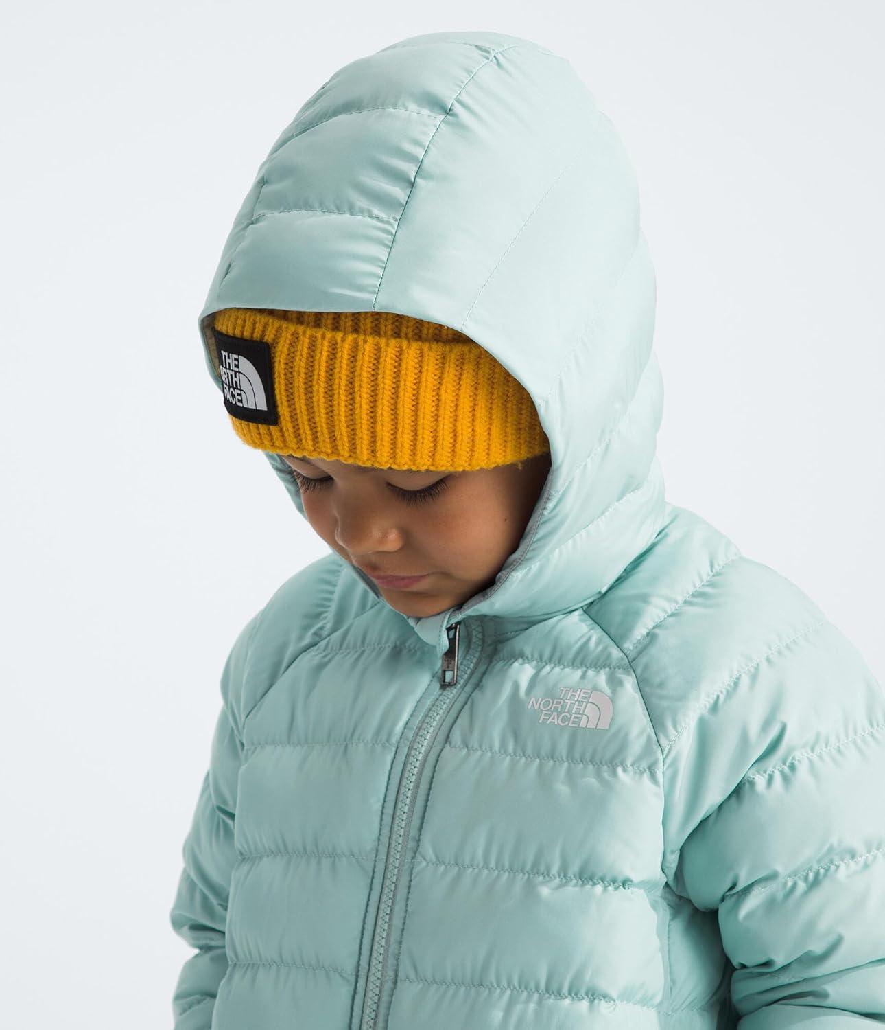 imageTHE NORTH FACE Kids Reversible Perrito Insulated Hooded Jacket 2 in 1 Winter Coat for Boys ampamp Girls Water RepellentMuted Pine
