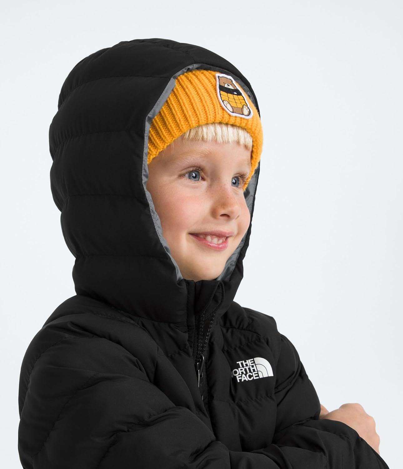 imageTHE NORTH FACE Kids Reversible Perrito Insulated Hooded Jacket 2 in 1 Winter Coat for Boys ampamp Girls Water RepellentTnf BlackSmoked Pearl