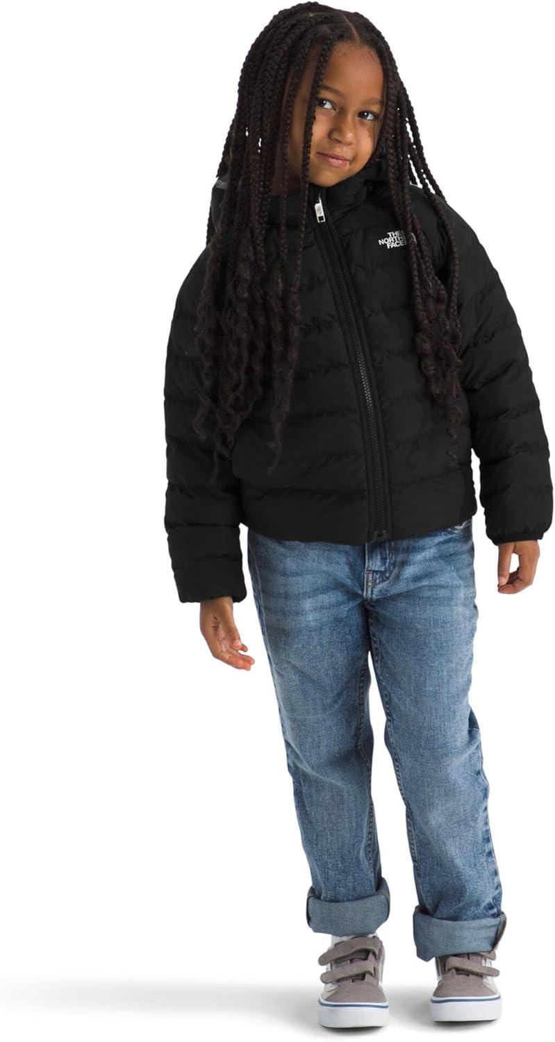 imageTHE NORTH FACE Kids Reversible Perrito Insulated Hooded Jacket 2 in 1 Winter Coat for Boys ampamp Girls Water RepellentTnf BlackSmoked Pearl
