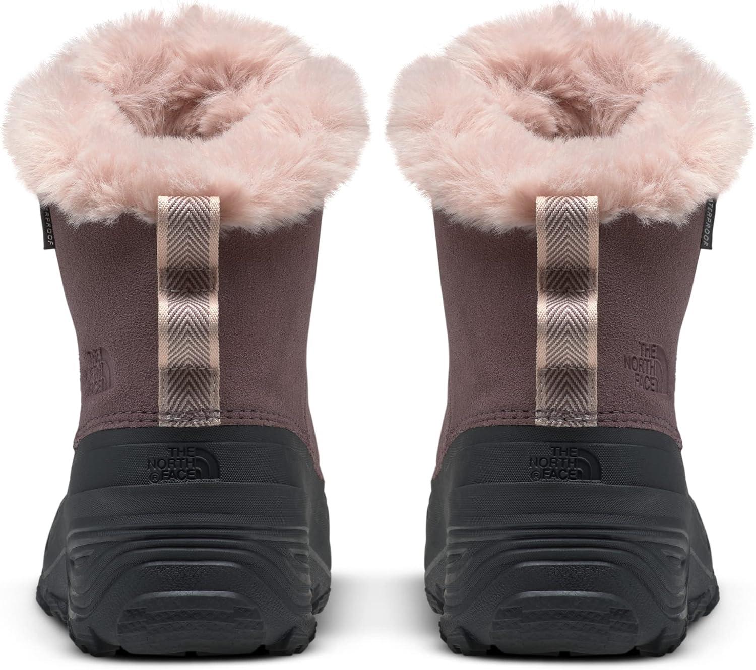 imageTHE NORTH FACE Kids Shellista Lace V Insulated Waterproof Snow Boot Seamsealed Durable BootFawn GreyAsphalt Grey