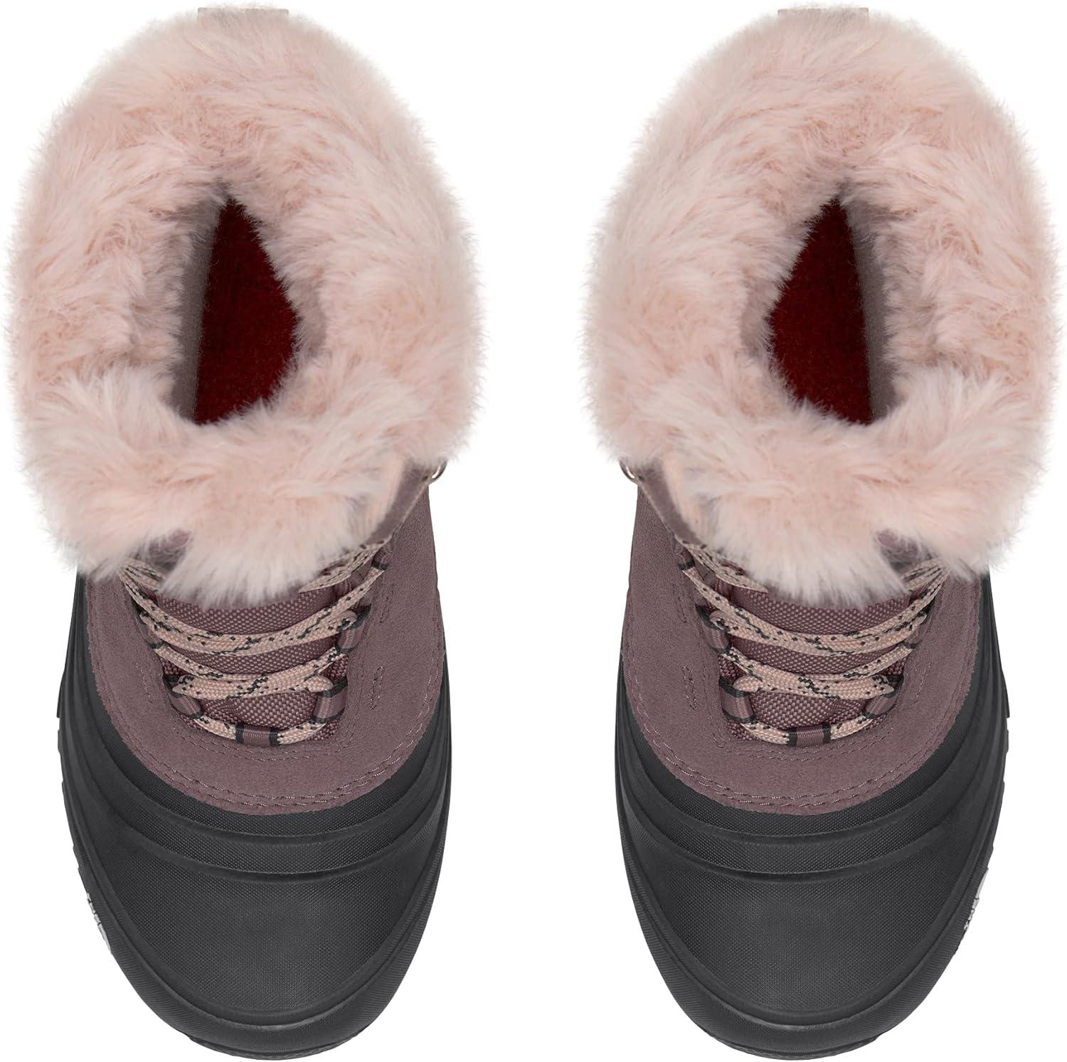 imageTHE NORTH FACE Kids Shellista Lace V Insulated Waterproof Snow Boot Seamsealed Durable BootFawn GreyAsphalt Grey