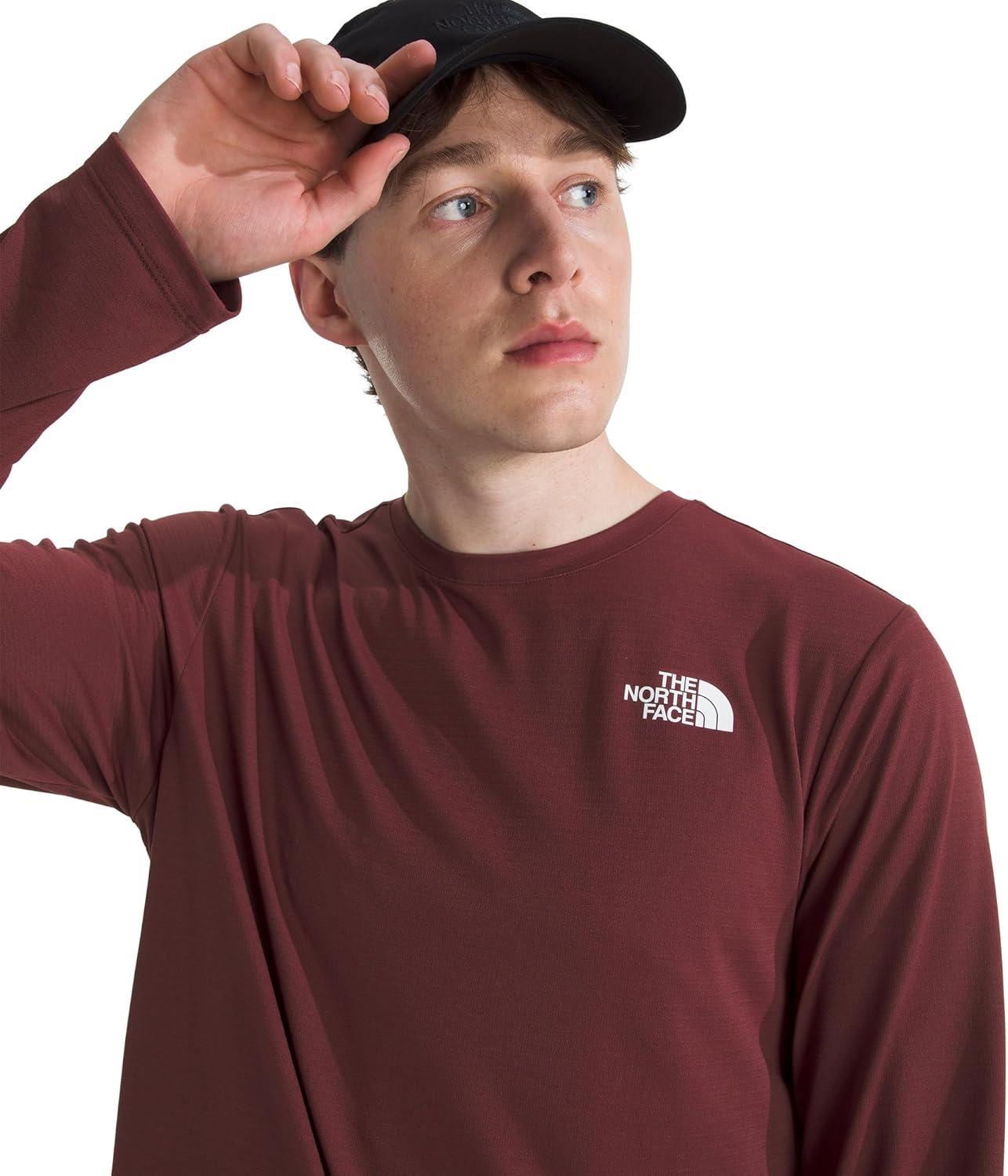 imageTHE NORTH FACE Mens 247 Longsleeve Tee Lightweight Athletic Shirt With Moisture Wicking Flashdry TechnologySumac