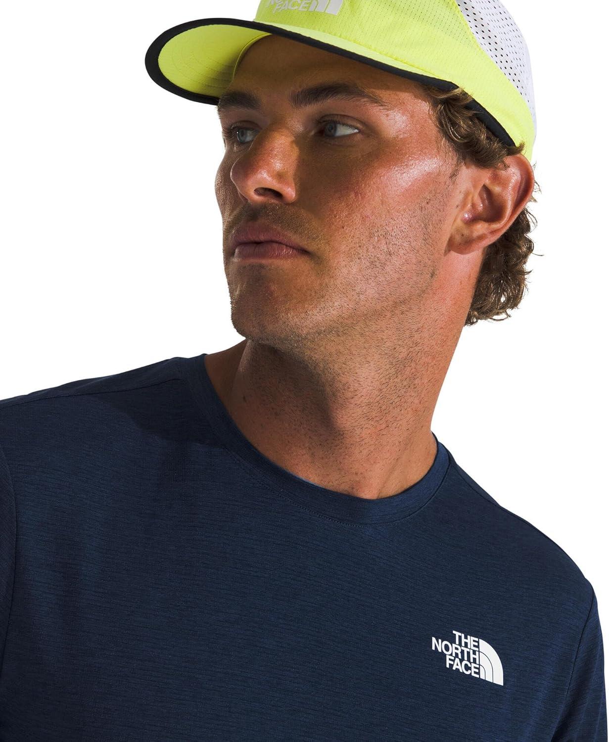 imageTHE NORTH FACE Mens 247 Longsleeve Tee Lightweight Athletic Shirt With Moisture Wicking Flashdry TechnologySummit Navy Dark Heather