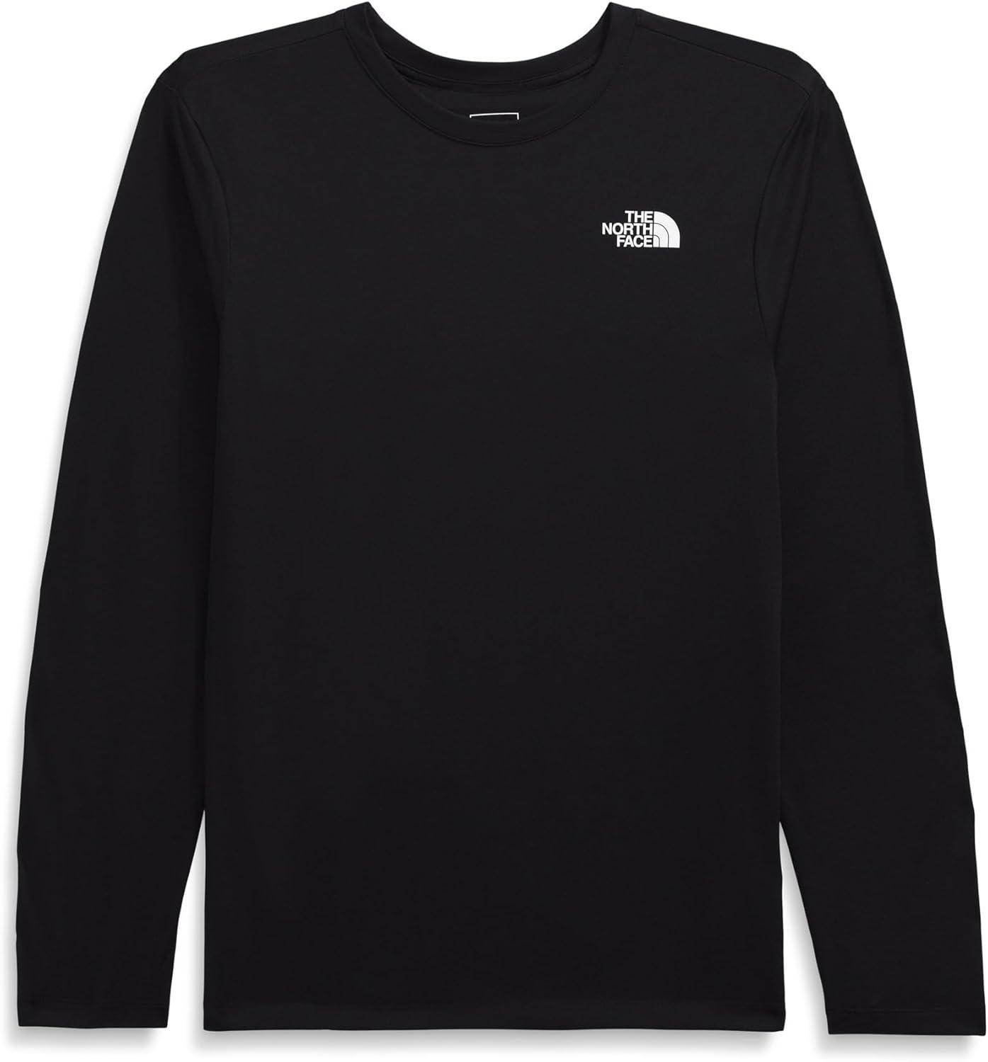 imageTHE NORTH FACE Mens 247 Longsleeve Tee Lightweight Athletic Shirt With Moisture Wicking Flashdry TechnologyTnf Black