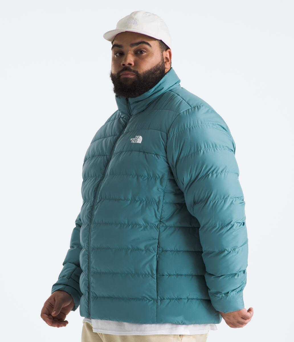 imageTHE NORTH FACE Mens Aconcagua 3 Jacket Wind Resistant Water Repellent 600 Fill Waterfowl Down InsulationAlgae Blue