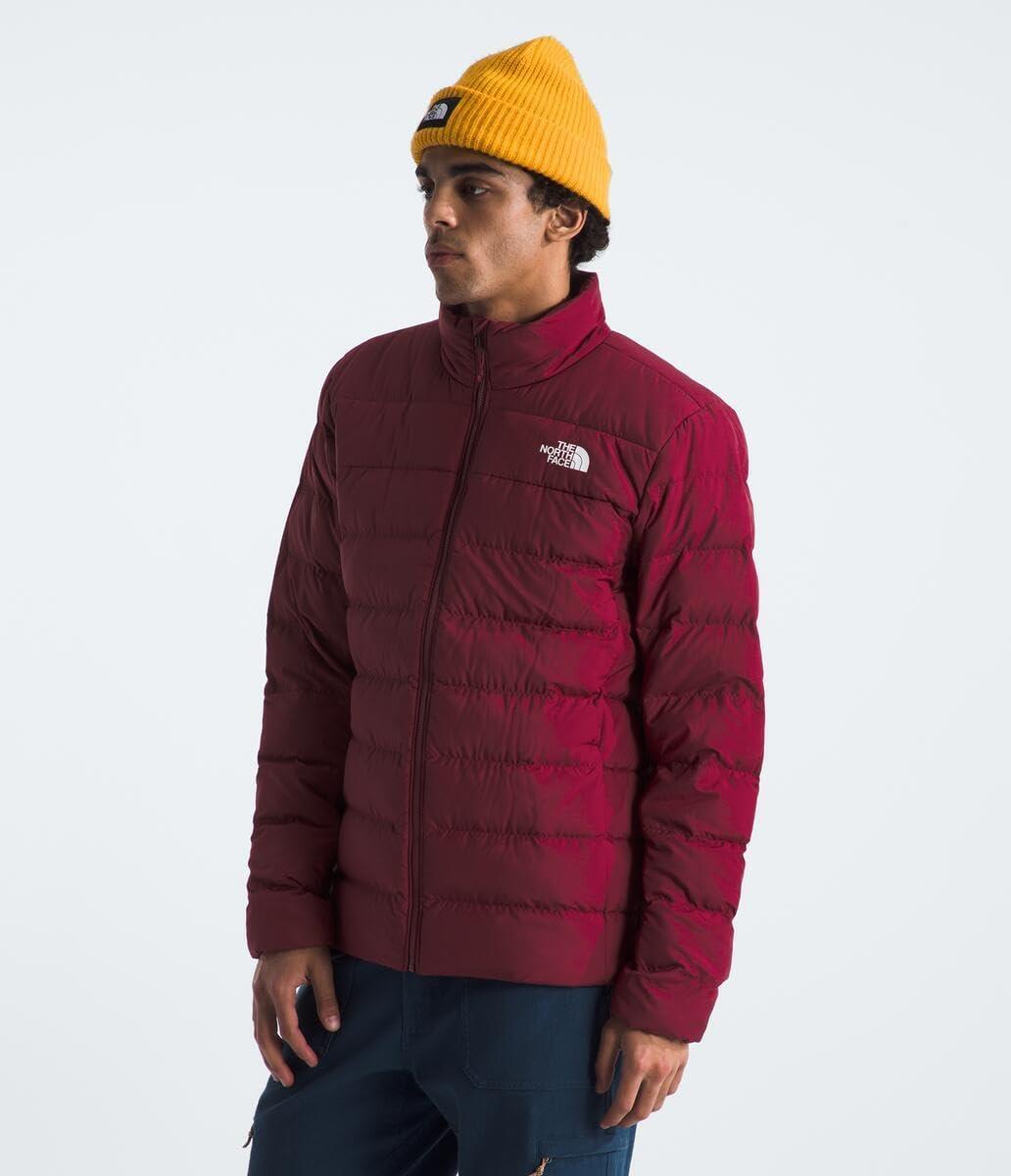 imageTHE NORTH FACE Mens Aconcagua 3 Jacket Wind Resistant Water Repellent 600 Fill Waterfowl Down InsulationBeetroot