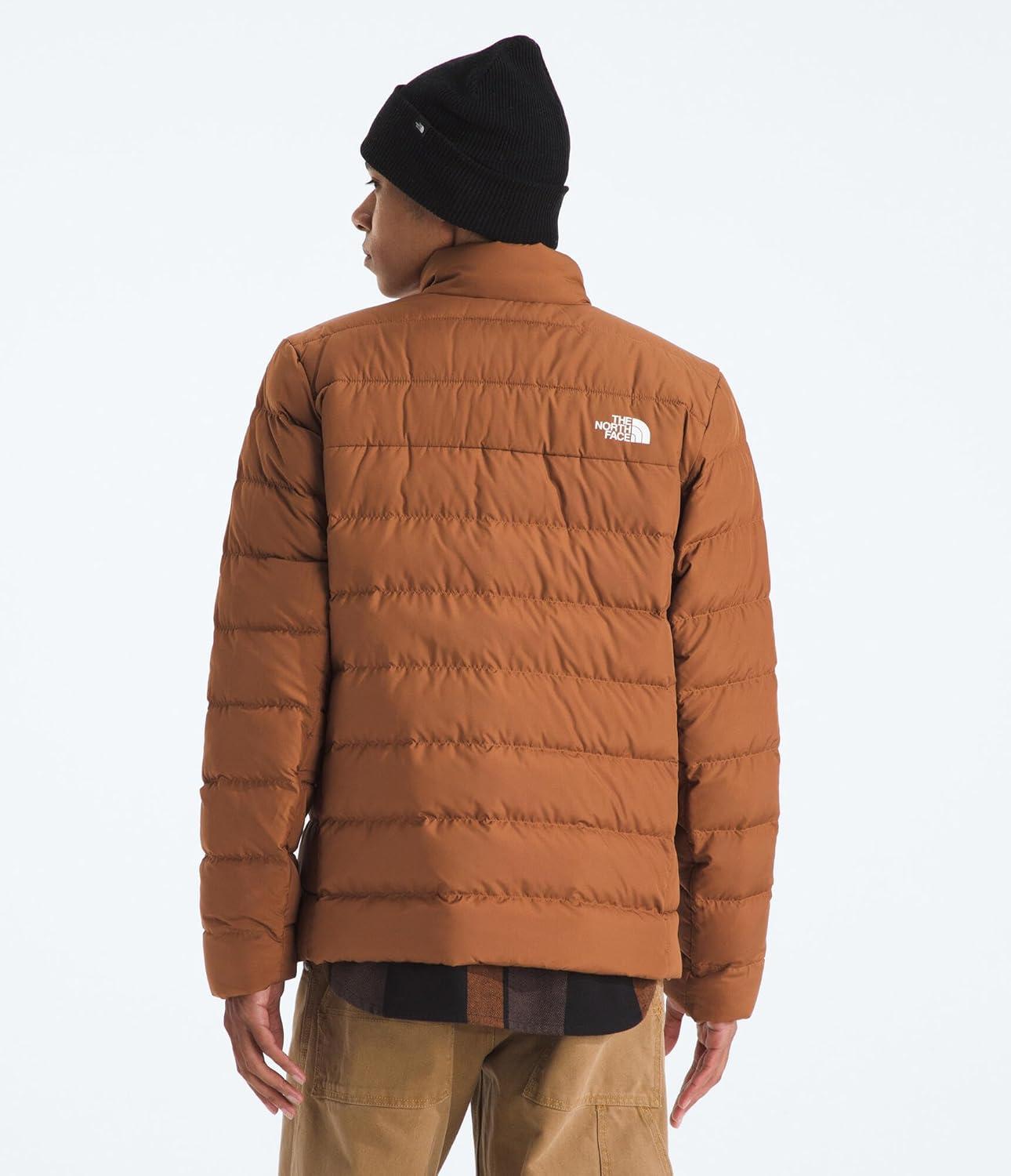 imageTHE NORTH FACE Mens Aconcagua 3 Jacket Wind Resistant Water Repellent 600 Fill Waterfowl Down InsulationBurnt Umber