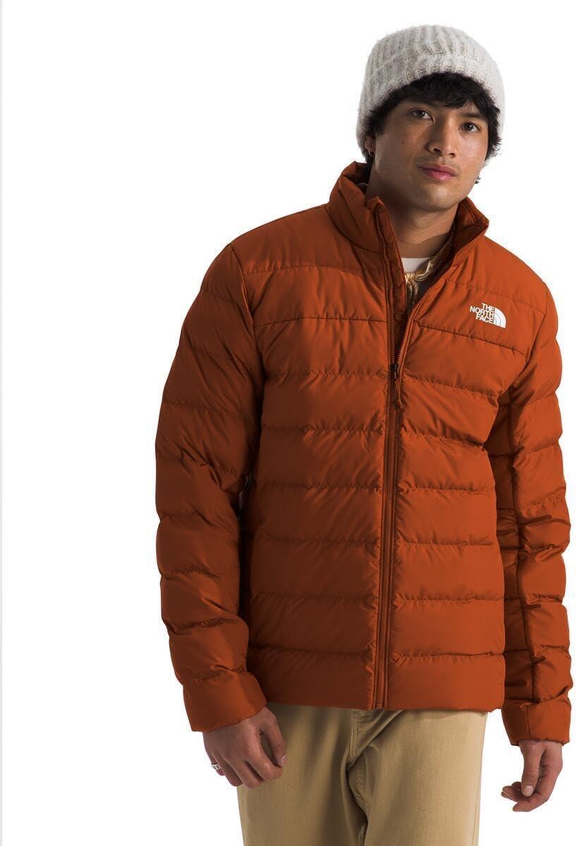 imageTHE NORTH FACE Mens Aconcagua 3 Jacket Wind Resistant Water Repellent 600 Fill Waterfowl Down InsulationEarthen Copper