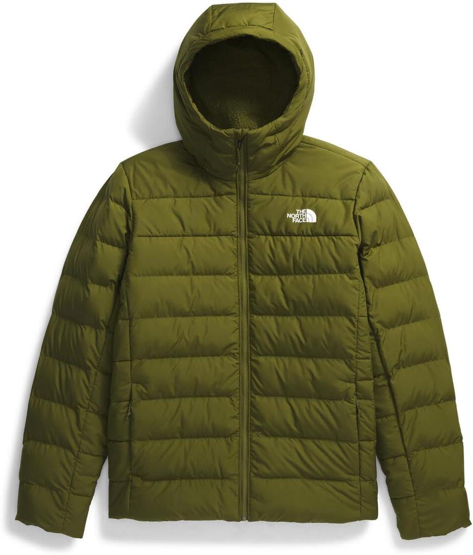 imageTHE NORTH FACE Mens Aconcagua 3 Lined Hoodie Wind Resistant Water Repellent 600 Fill Waterfowl Down InsulationForest Olive