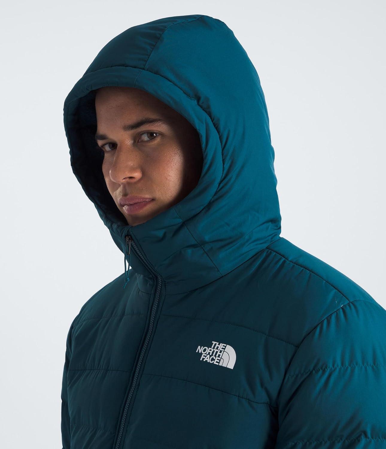 imageTHE NORTH FACE Mens Aconcagua 3 Lined Hoodie Wind Resistant Water Repellent 600 Fill Waterfowl Down InsulationMidnight Petrol
