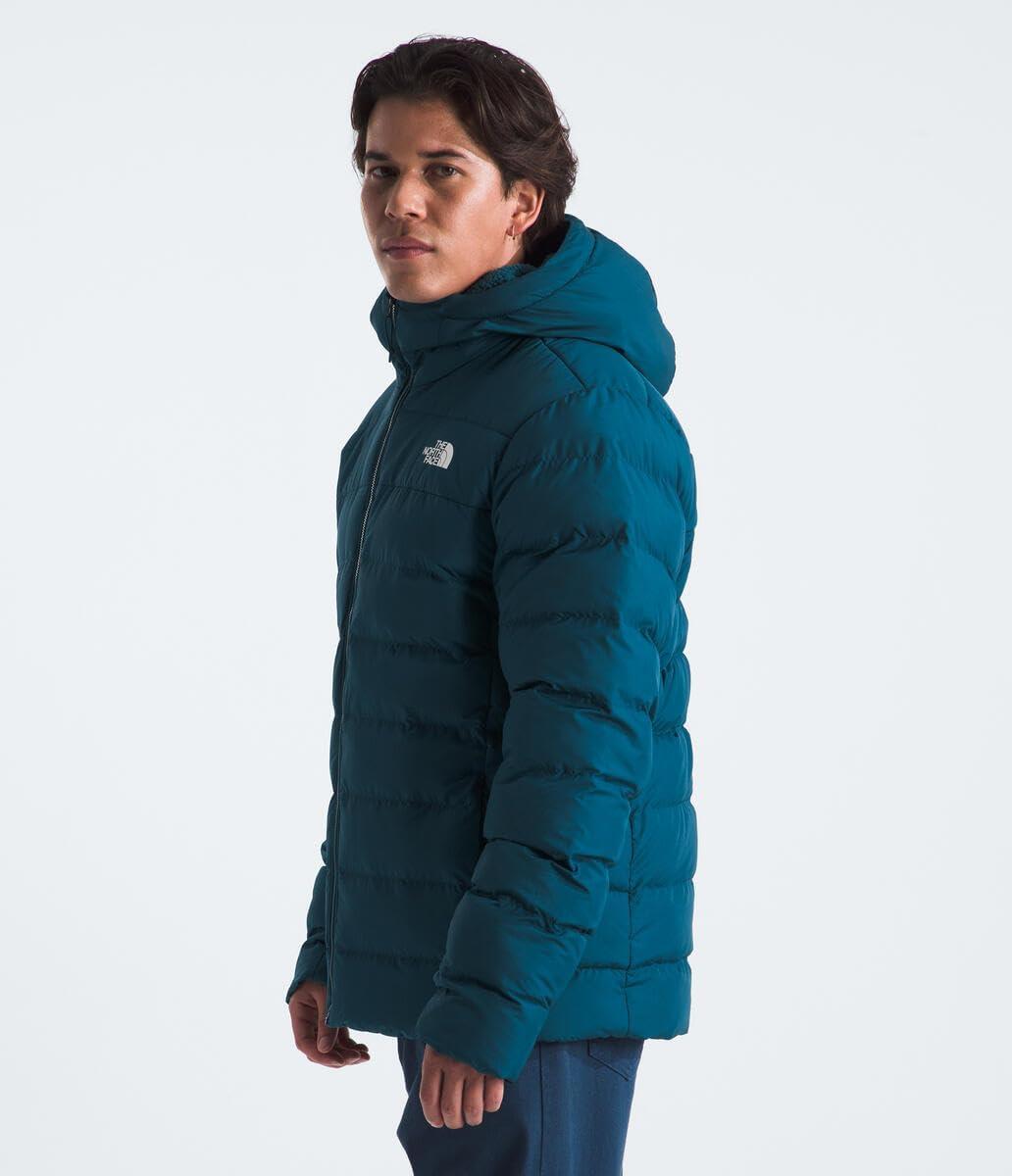imageTHE NORTH FACE Mens Aconcagua 3 Lined Hoodie Wind Resistant Water Repellent 600 Fill Waterfowl Down InsulationMidnight Petrol