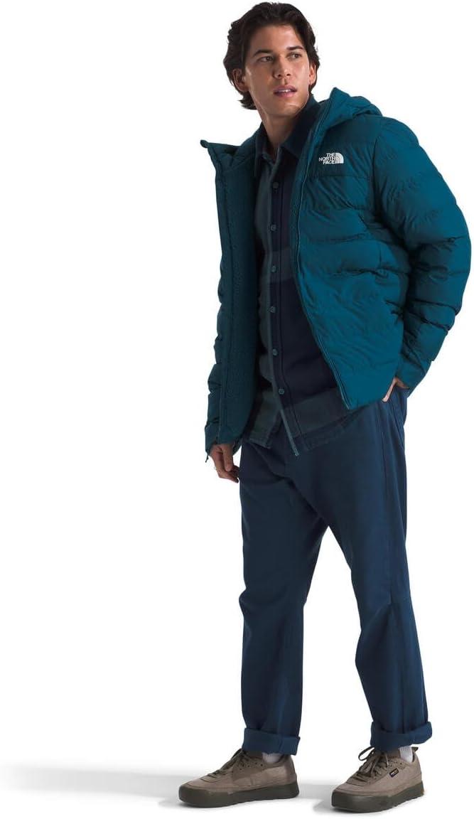 imageTHE NORTH FACE Mens Aconcagua 3 Lined Hoodie Wind Resistant Water Repellent 600 Fill Waterfowl Down InsulationMidnight Petrol