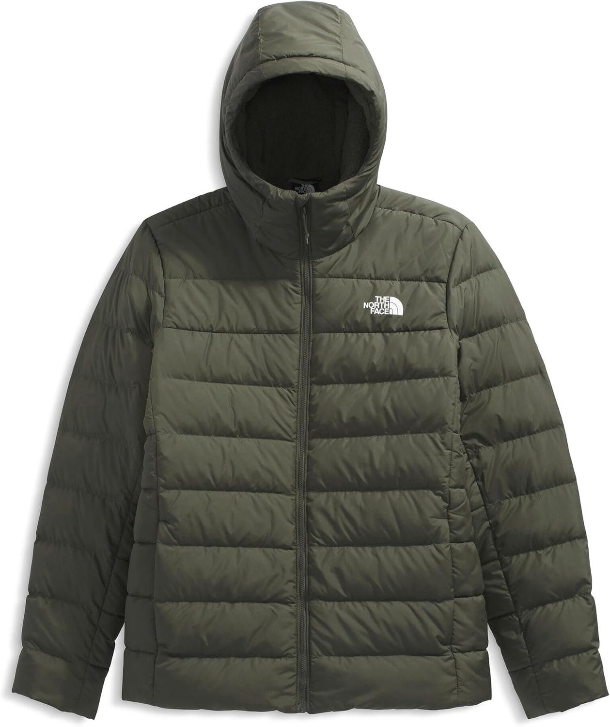imageTHE NORTH FACE Mens Aconcagua 3 Lined Hoodie Wind Resistant Water Repellent 600 Fill Waterfowl Down InsulationNew Taupe Green